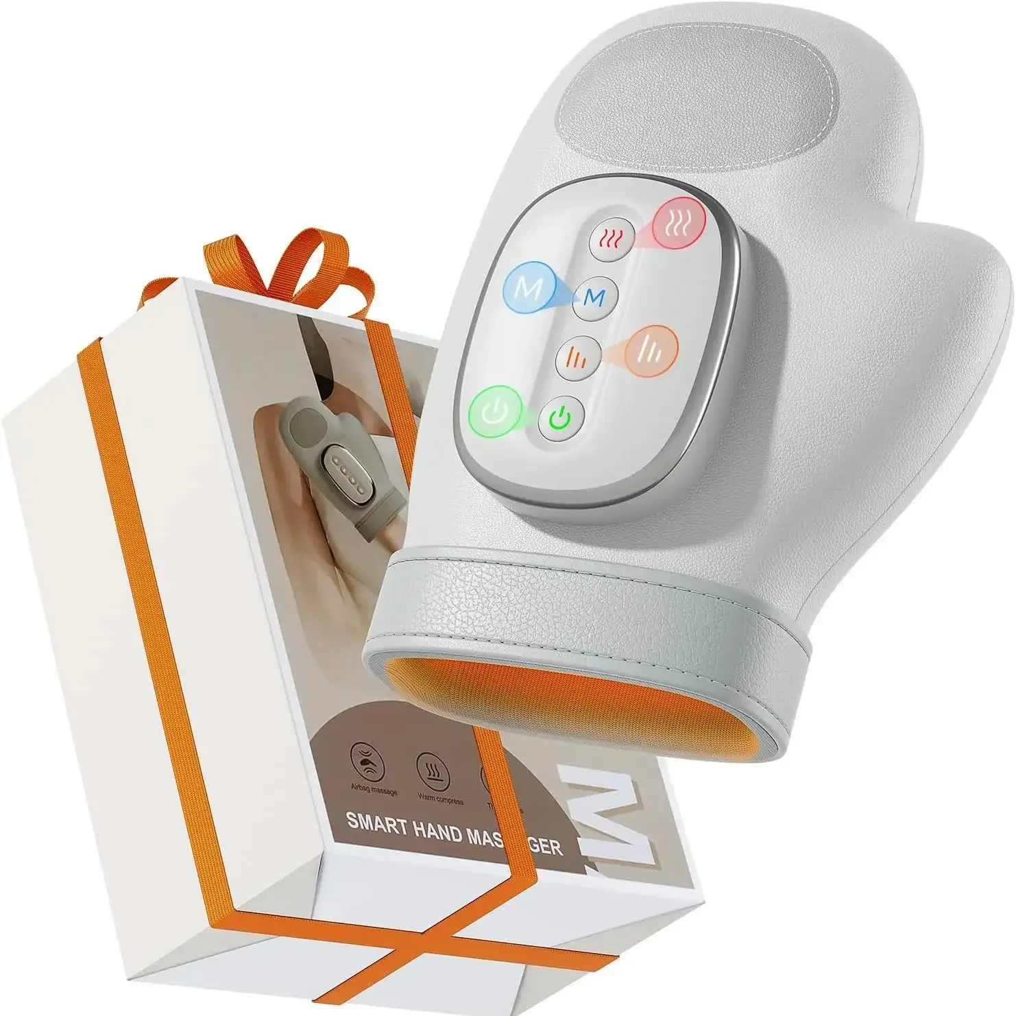 

Ручной массажер с тепловым сжатием, 3 массажа, 4 температуры, 5 моделей сжатия, терапия, перлит и карпа на запястье