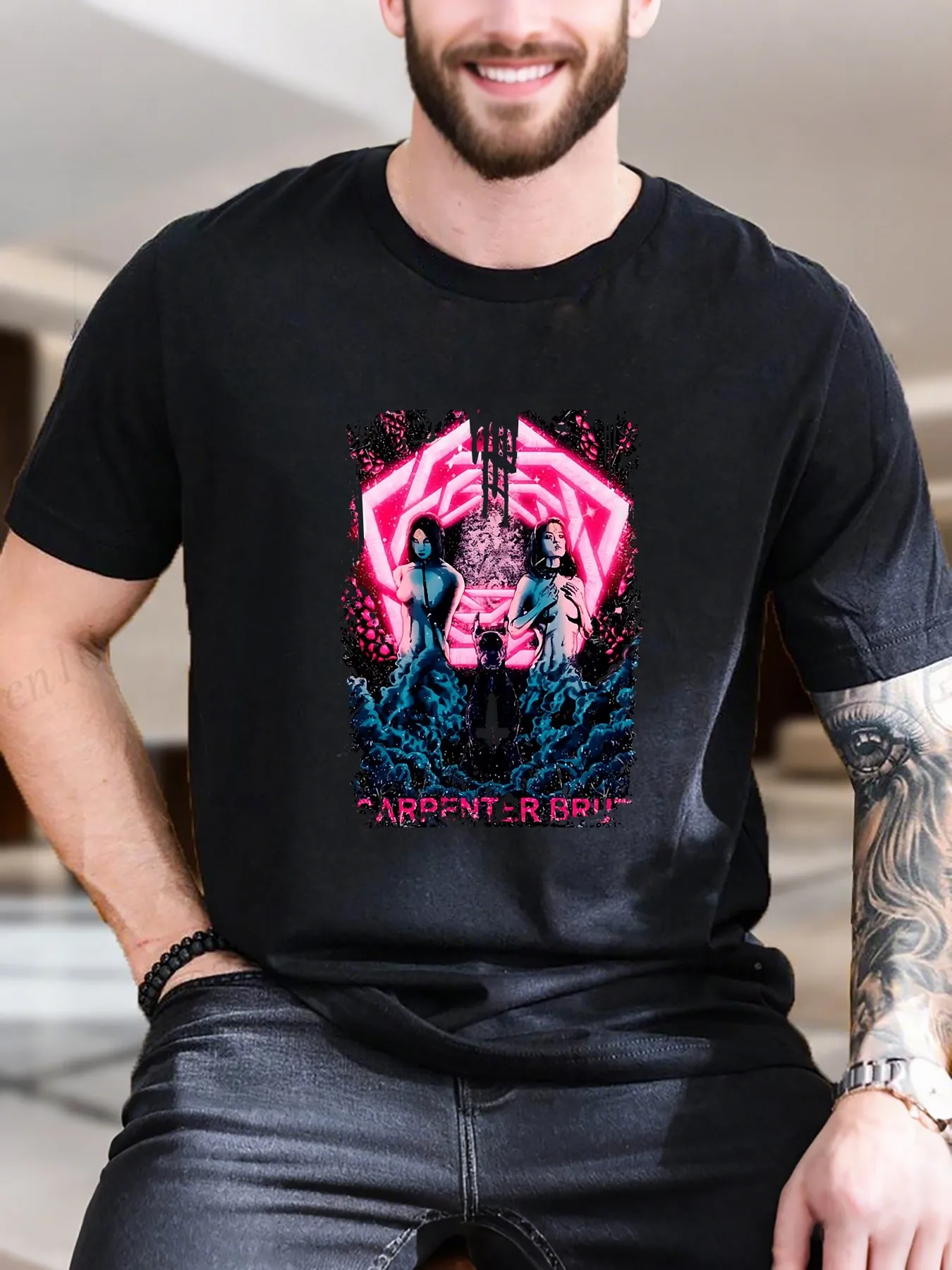Nueva llegada moda carpintero Brutt peso pesado gran oferta Vintage divertida camiseta de moda para hombres