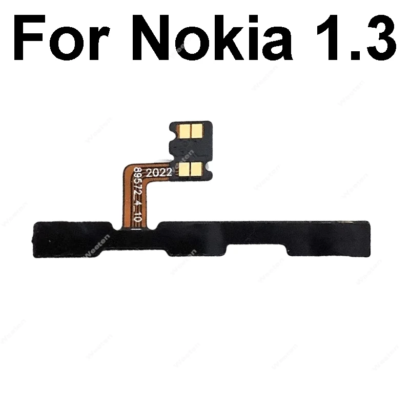 Volume Power Flex Cable For Nokia 2.2 3.2 4.2 6.2 1.3 2.3 5.3 8.3 1.4 2.4 3.4 5.4 Power Volume Side Button Flex Ribbon Parts