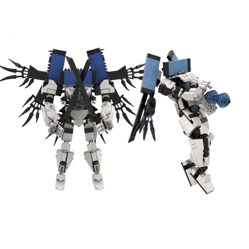 2024 Hot Skibidi Titan CPU Rampage Regression DIY Figure Building Block Set Bricks DIY Model For Kids Christmas Gifts