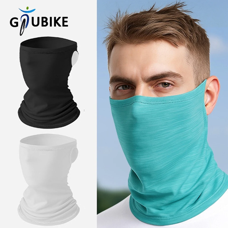 Máscara Facial de Ciclismo GTUBIKE de Seda de Hielo, Protección UV, Secado Rápido, Transpirable, para Verano, Bufanda para Bicicleta, Pesca, Ciclismo, Bandana, Protector Facial y de Cuello