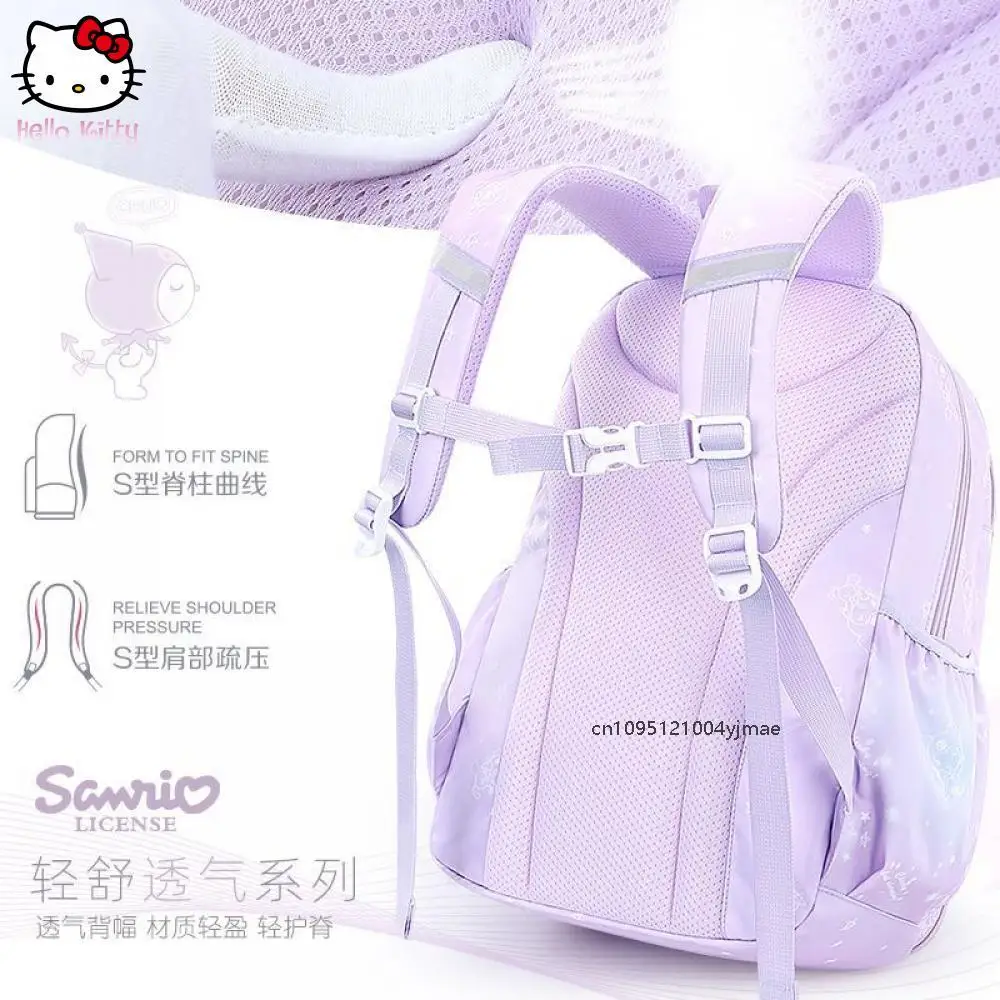 حقيبة ظهر جديدة للأطفال من Sanrios Anime Cinnamoroll حقيبة ظهر ذات سعة كبيرة حقيبة كتف ميلودي كورومي كارتونية للطلاب