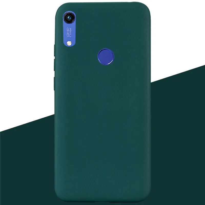 For Huawei Y6S Y6 2019 Bumper Soft Cover TPU Matte Silicon Phone Case For Huawei Honor 8A Y6 S Y6 Prime 2019 Phone Back Cover