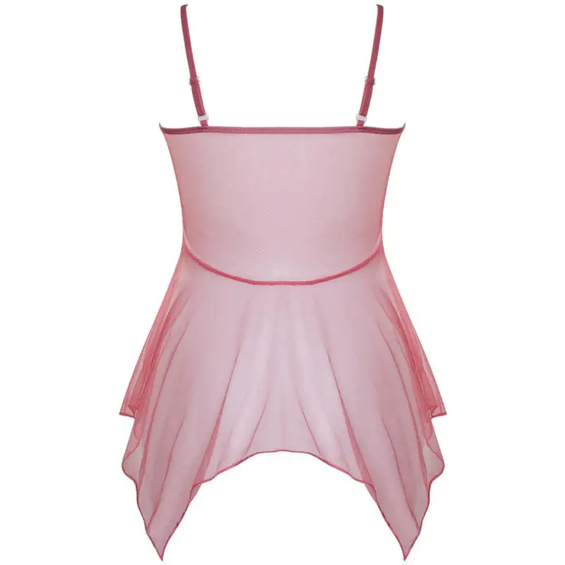 Lingerie Sexy dame soie dentelle sans manches col en V chemise de nuit chemise de nuit courte vêtements de nuit robe de nuit vêtements érotiques pour dames