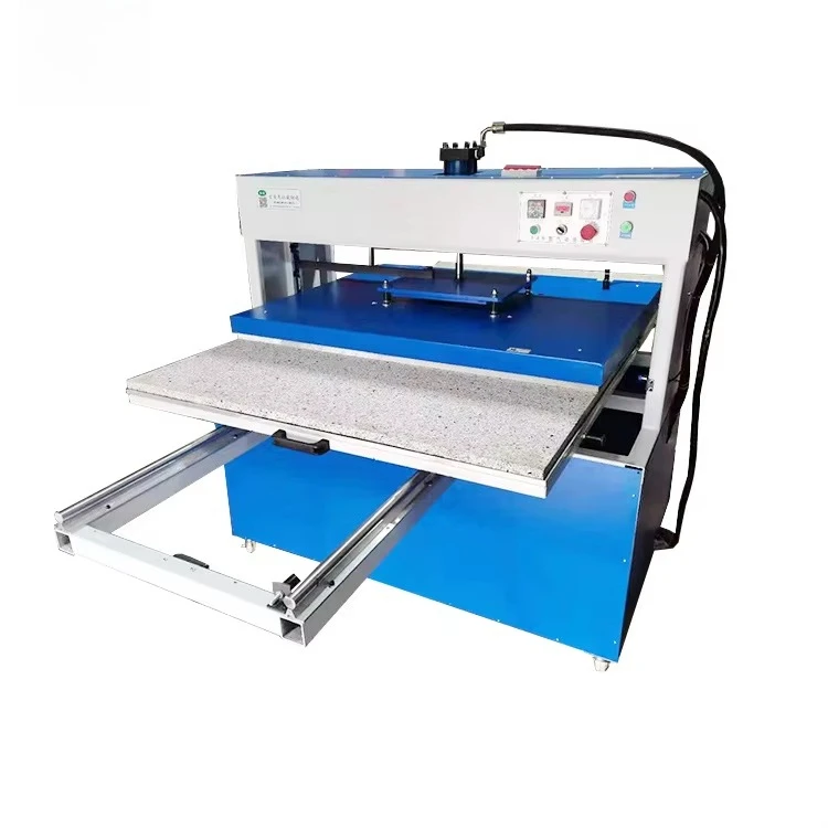 100*120cm Factory Supply Semi-automatic Heat Transfer Printing Machine, Pneumatic Cylinder, T-shirt Heat Transfer Press Machine