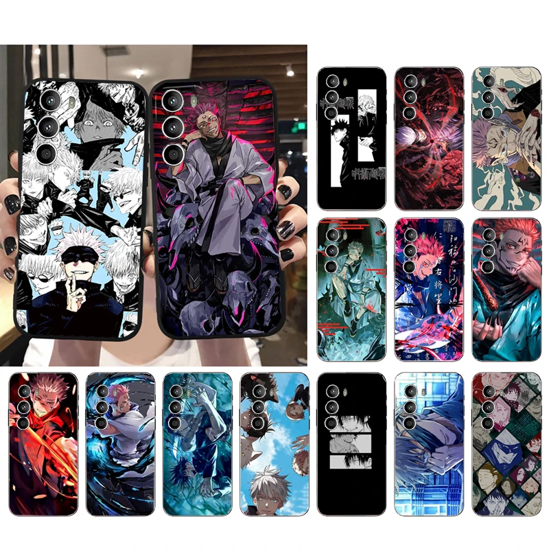 Jujutsu Kaisen Phone Case For Motorola Edge 50 40 Pro 50 40 30 Ultra Neo Fusion Moto G Play G Stylus G Power G 5G