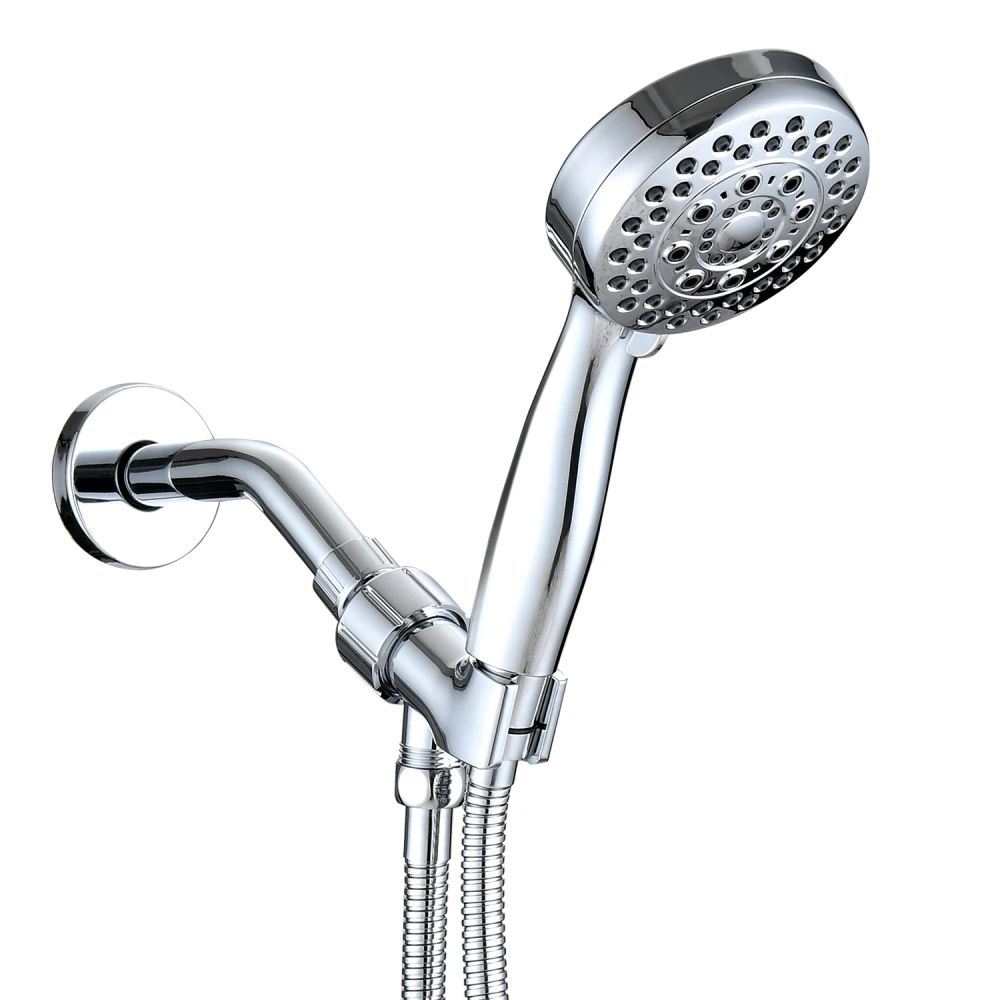 Handheld Shower Head with Hose High Pressure Shower Heads Chrome