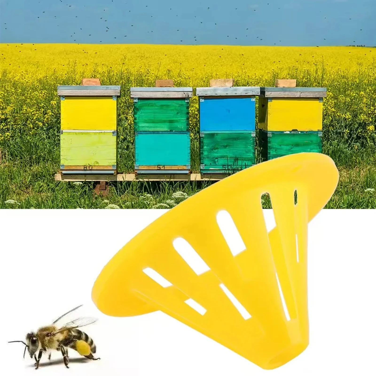 10/20Pcs Cone Shape Reusable Wasp Trap Insect Funnel Killer Bee Hornet Catcher Plastic Bottle Wasp Traps Pest Control Tool