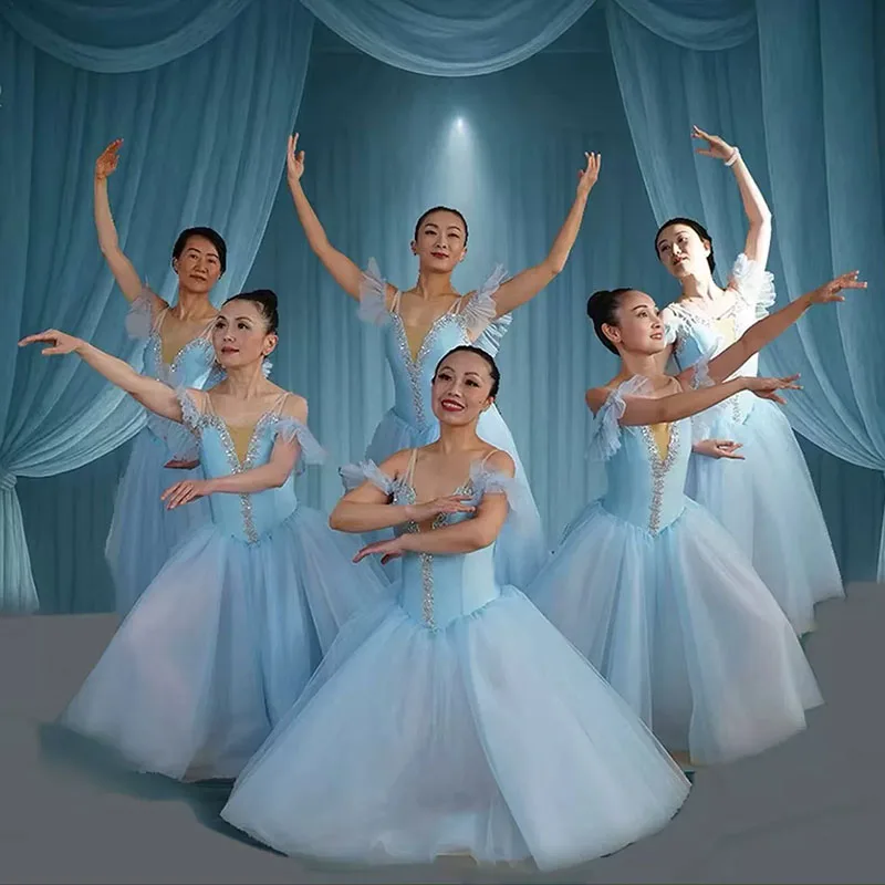 

Children's Princess Costume Tutu Stage Wear - Elegant Fairy Tale Outfit for Kids