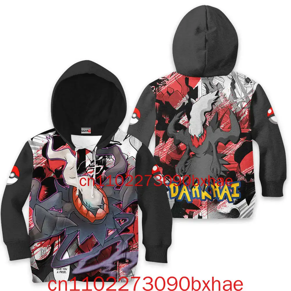 クリスマス新しいポケモンダークライパーカー-3d-プリントコスプレ衣装ポケモンファッションストリートかわいい男の子と女の子パーカー