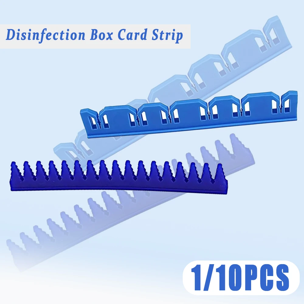 Disinfection Box Card Strip Soft Blue Silicone Card Strip Can Be High Temperature and Low Temperature Plasma