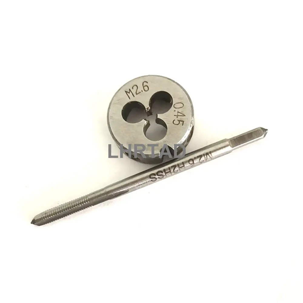 

HSS Metric Screw Thread Hand Taps M2.2 M2.3 M2.5 M2.6 Straight Flute Machine tap and die set M2.6X0.45 M2.2 M2.3X0.4 M2.5X0.45