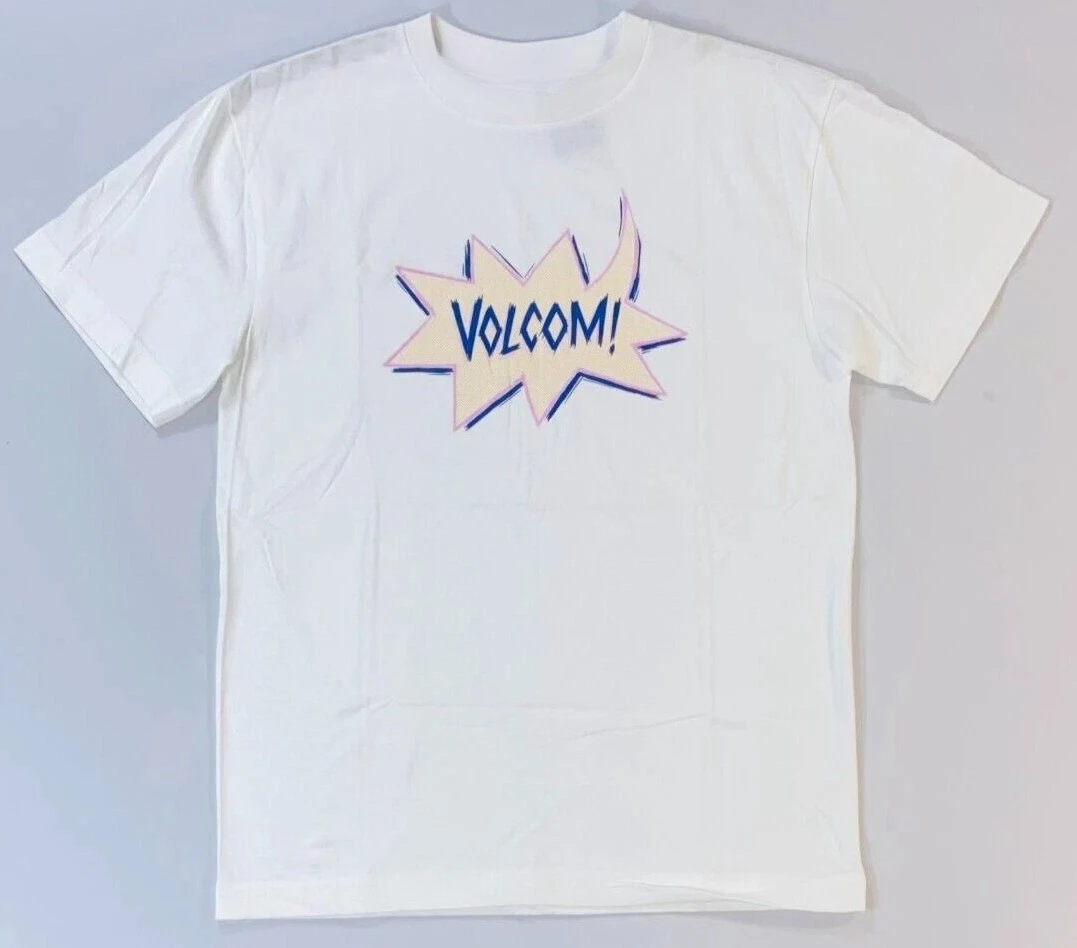 Camiseta Volcom 100% Algodón para Jóvenes, Diseño Gráfico, Estilo Unisex de Alta Gama para Hombre y Mujer