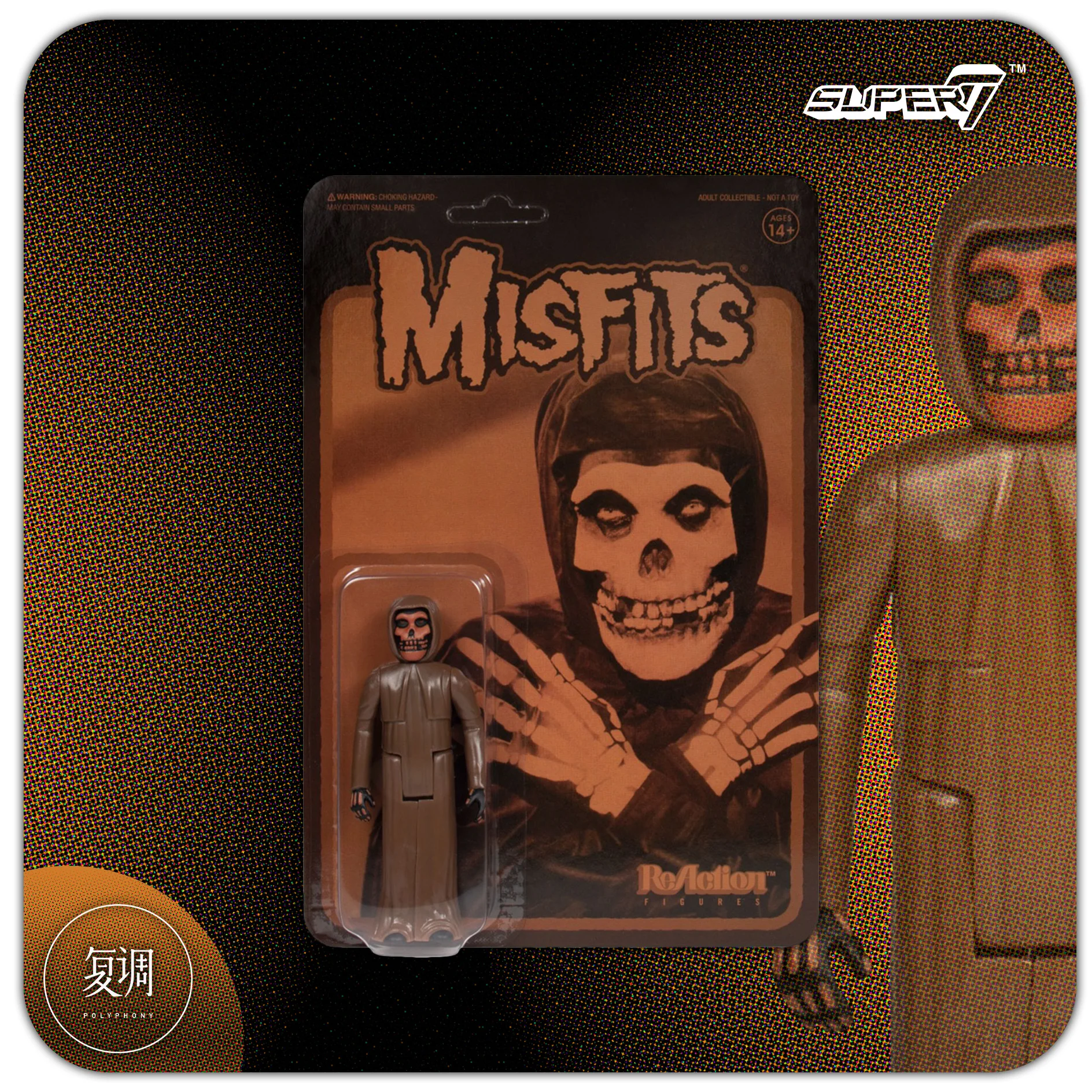 In Stock Super7 Misfits ReAction Figure Wave 2 Music Band Toy Anime Cartoon Model Toy Collection Gift Doll Christmas Birthday