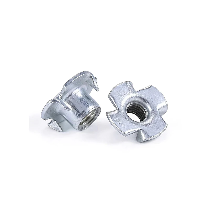 

Furniture Prong Nuts 4 Prong Speaker Insert Nuts for Wood M3 M4 M5 M6 M8 M10 Metric Countersunk Embedded Threaded Nut