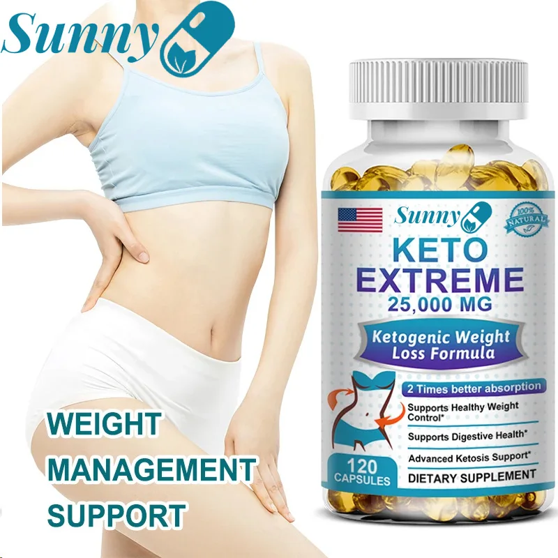 Sunny  Keto Capsules - Fat Burner Helps with Metabolism and Weight Management, Improves Energy, Endurance and Digestive Health