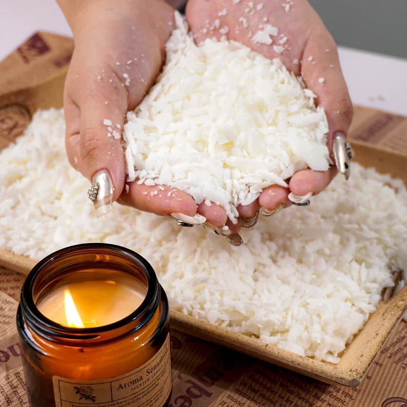 250 جرام/1 كجم شمع الصويا النقي مادة البارافين قبل الصويا الشمع الأساسية أصباغ الروائح شمع البارافين النقي لتقوم بها بنفسك الشموع اليدوية الحرف