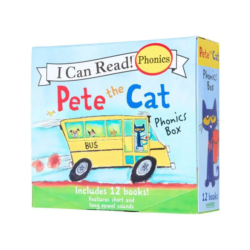 Pete The Cat 12Book Phonics Fun James Dean Harper Collins US 9780062404527 Book