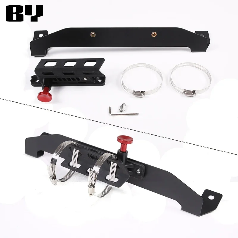 For Toyota Cruiser Prado FJ150 150 2010-2017 Car Modified Aluminum Alloy Adjustable Fire Extinguisher Mount Bracket Accessories