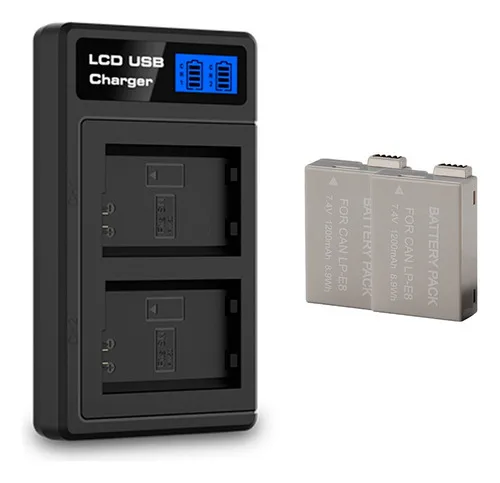 Kit 2 Lp-e8 Mamen Battery + T2i Charger, T3i, T4i, T5i