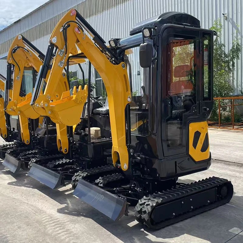 الصين رخيصة الولايات المتحدة بقعة 1.8T حفارة صغيرة 1t 2t 3 طن محرك كوبوتا EURO5 EPA الهيدروليكية مايكرو حفار صغير مصنع باجر صغير