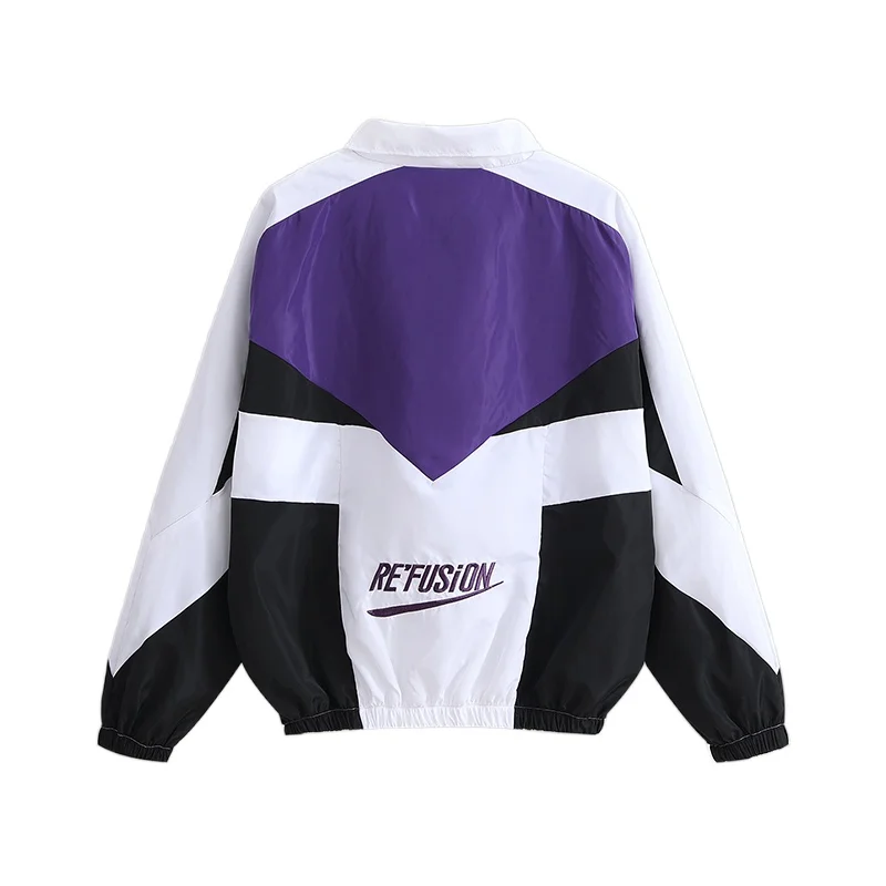 Varsity Jacke Männer Patchwork Stickerei Bomber Jacke Casual Straße Lose Zipper Mantel Frauen Paar College Stil Unisex Jacken – Detail 10