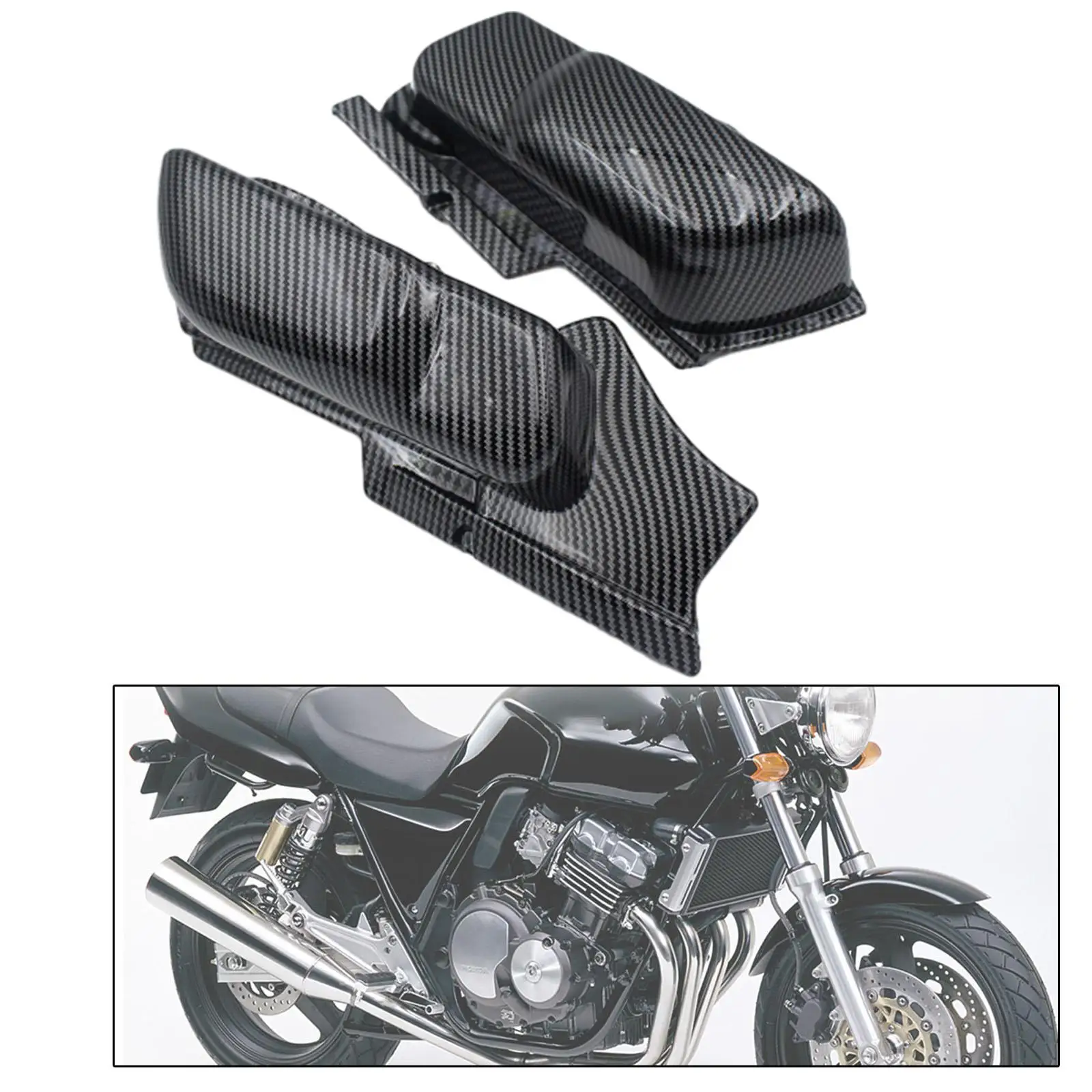 

Air Filter Cover Decoration Carburetor Side Cover for Honda CB400 92-98