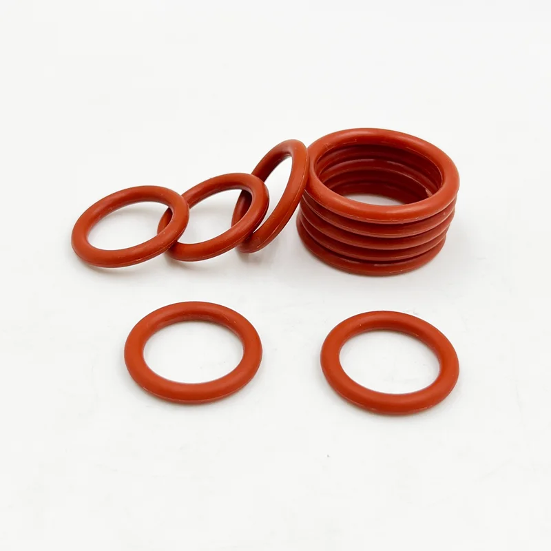 VMQ Sealing O Rings Red Silicone Ring Gasket Set CS 1/1.5/1.9/2.4/3.1 Silicon O Ring Seal Washer Food Grade Oring Silica gel Kit