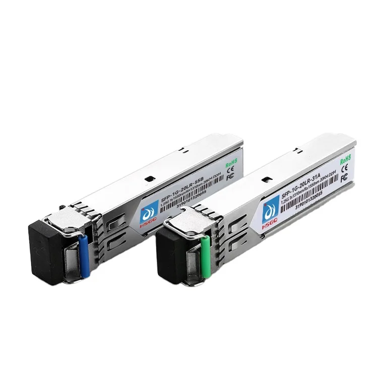 

HSGQ Tx1310nm Rx1550nm FP лазер одномодовый Bidi SFP 20 км 10 г Dwdm Sfp 15