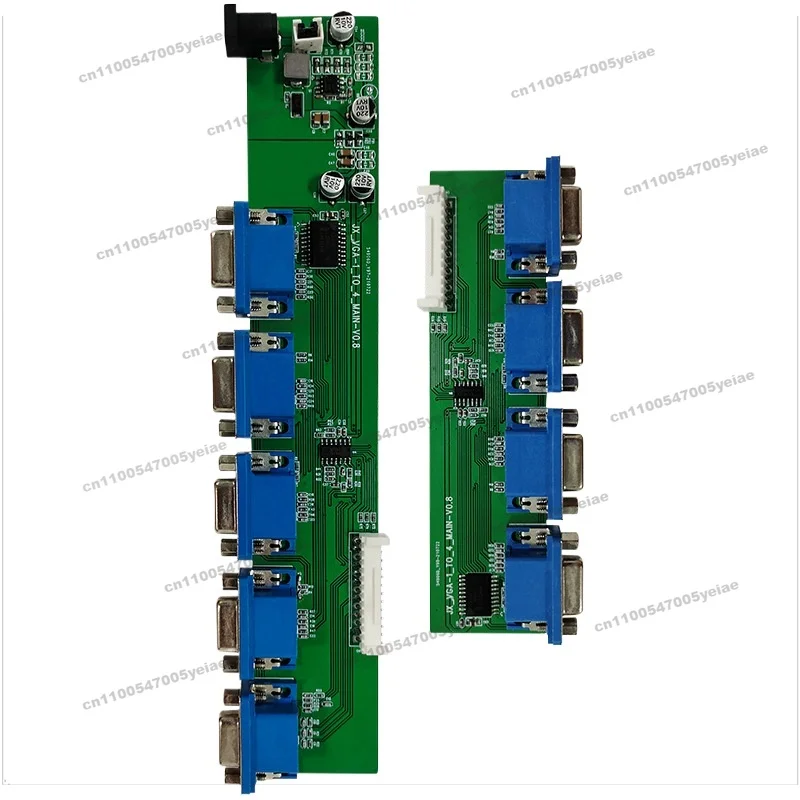 Industrial Control VGA Distributor Core Board Simultaneously Loops Out Four/eight Signals To Support Extended 1080p Resolution