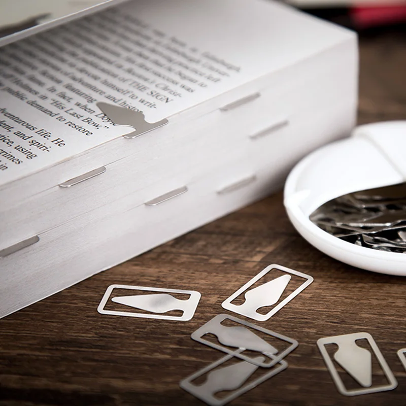 Metal Mini Bookmark 12 pieces/set