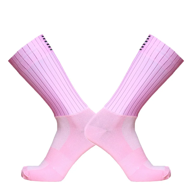 Cycling Slip Pro Socks Anti Team Aero Seamless Silicone Running Sport Road Bike Socks