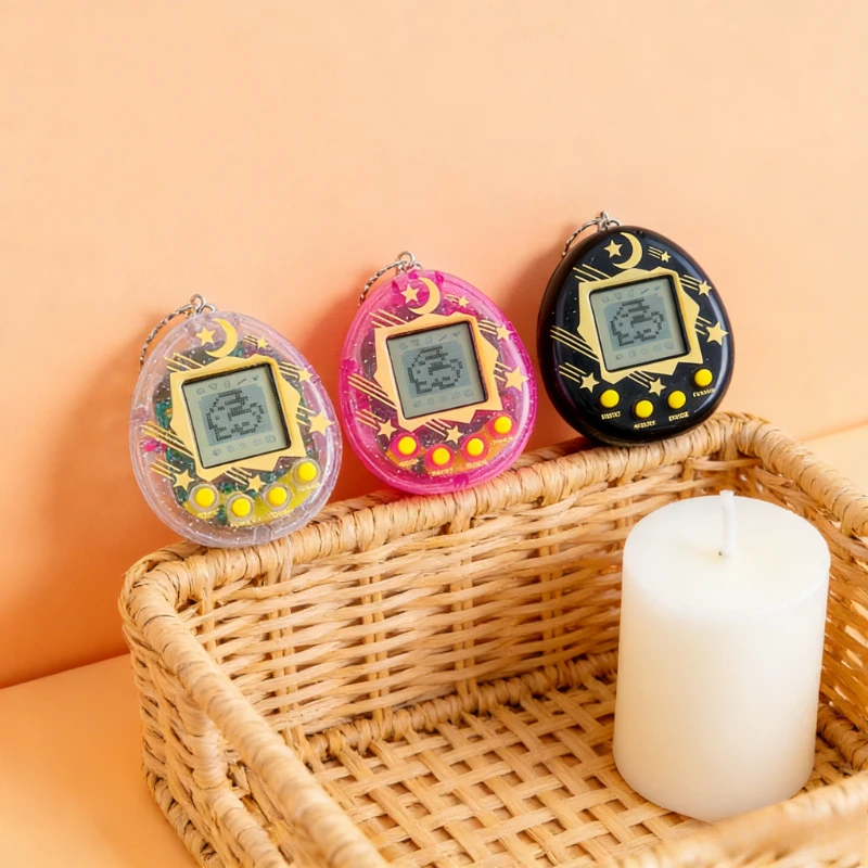 

New Cross-Border Electronic Pet Machine Virtual Retro Handheld Game Keychain Children's Toy Gift