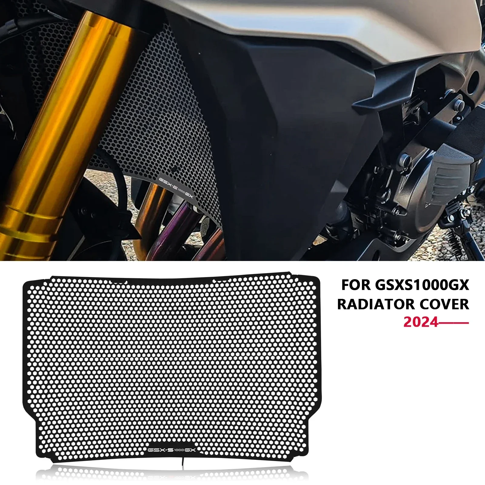 Motocicleta Radiador Grade Guarda Capa, Protetor, Malha, GSXS1000GX, GSX-S, 1000 GX, GSXS, 1000GX, GSX-S1000, GSX-S1000, 2022