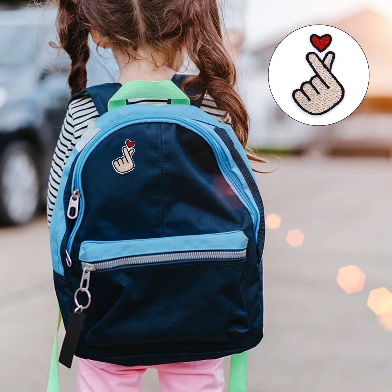 

20Pcs Embroidery Patches Durable Sew on Clothing Accessories DIY Applique for Shirts Jackets Bags Clothes Decor