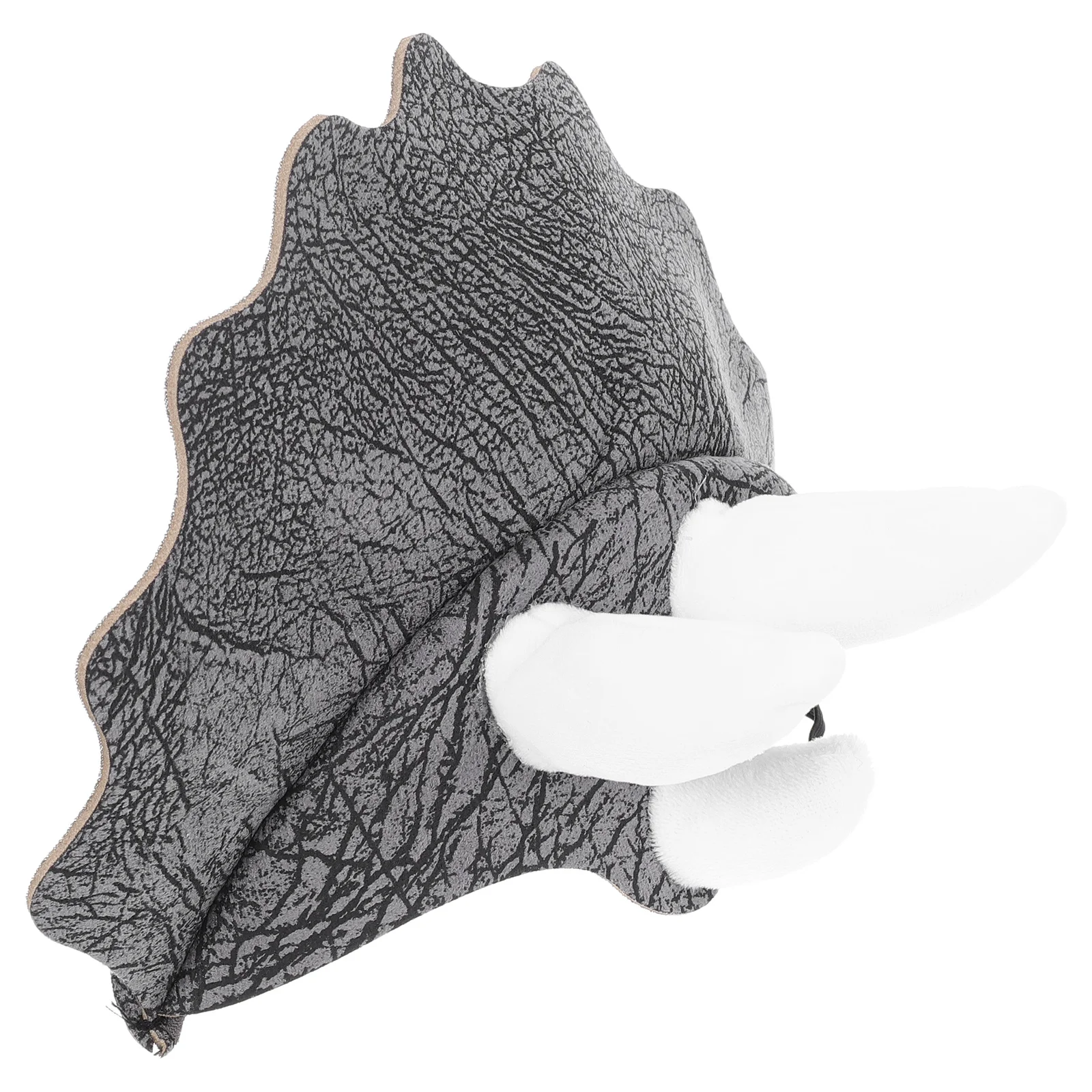

Dinosaur Pet Hat Triceratops Cap Adjustable Buckle Dog Headgear Costume for Festivals Halloween Cosplay Events