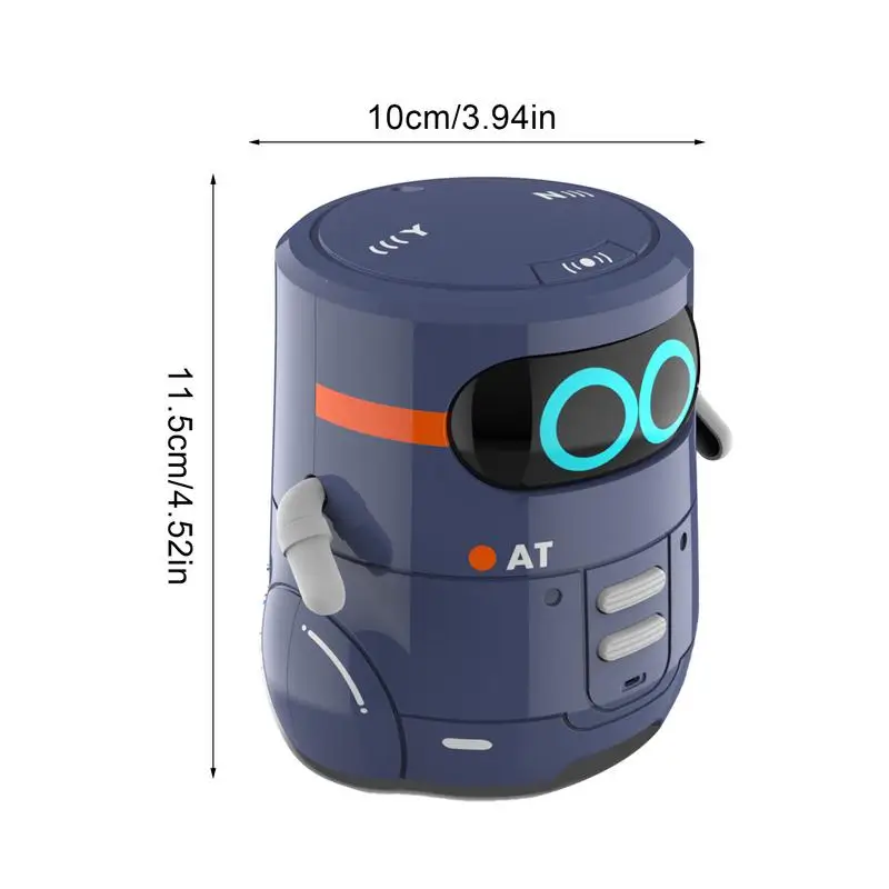 Robot parlante inteligente para niños, Robot interactivo parlante inteligente, juguetes para mascotas, juguete educativo con Control de voz, Robot para niños con tacto