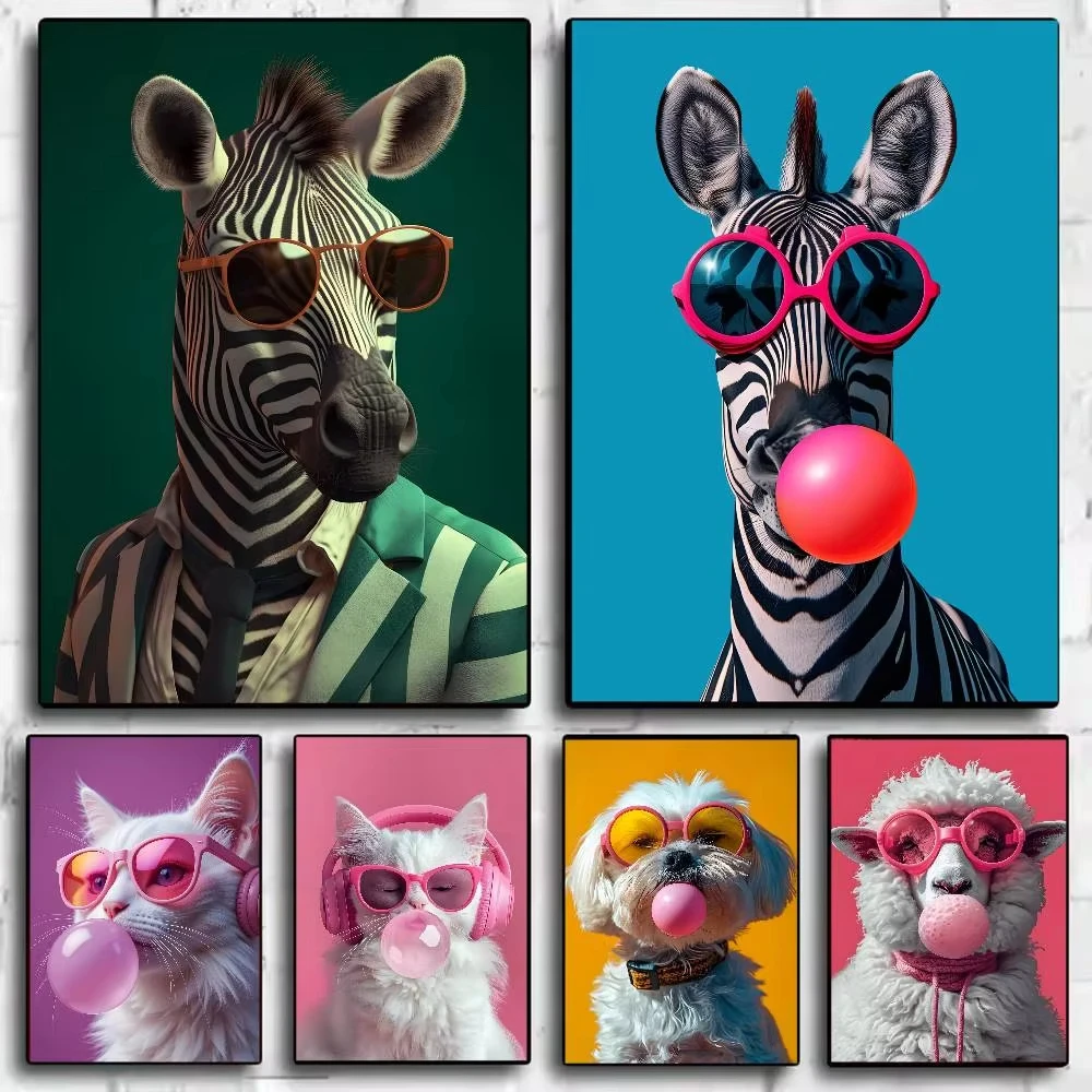

Картина по номерам: Яркие животные, модный стиль, декор для дома, настенная живопись для спальни, без рамы, подарок