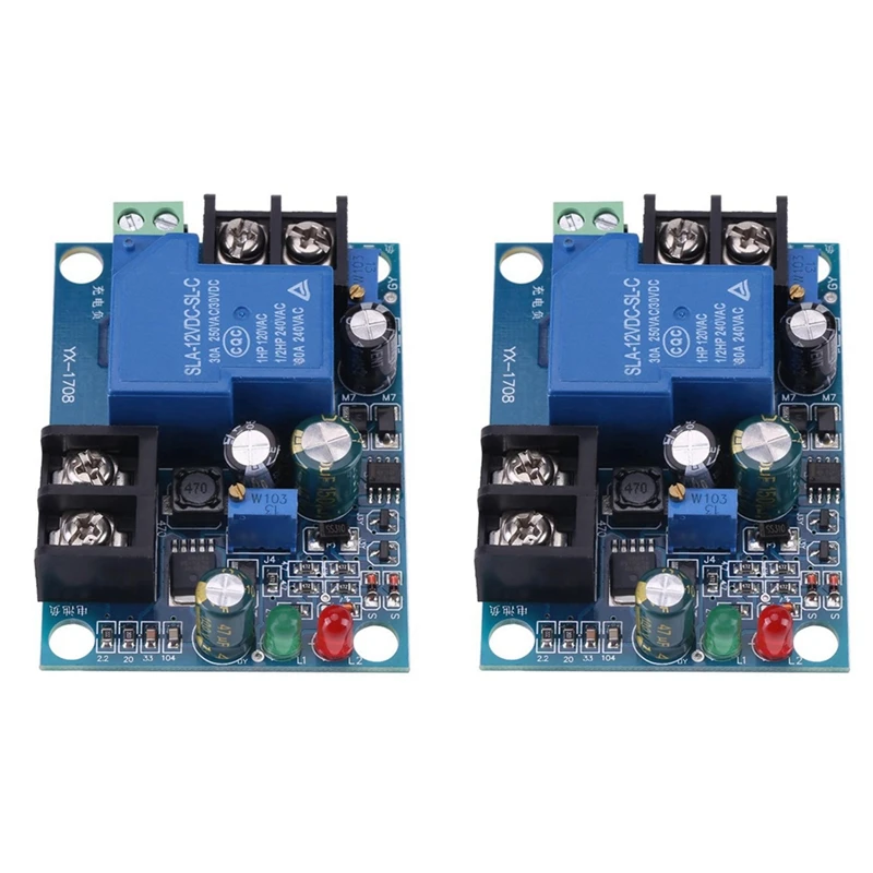 2X 30A 24V Automatic Battery Charging Controller Protection Module YX1708 Battery Undervoltage Charge Control Module