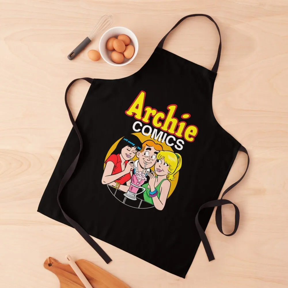 

Archie Comics T-Shirt Apron Waterproof Kitchen Woman christmas kitchen Things For Kitchen Apron