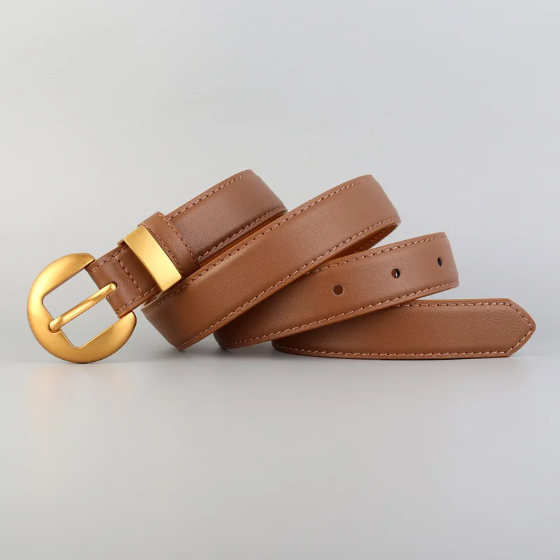 

Новый ремень из натуральной кожи для женщин, роскошный универсальный пояс
