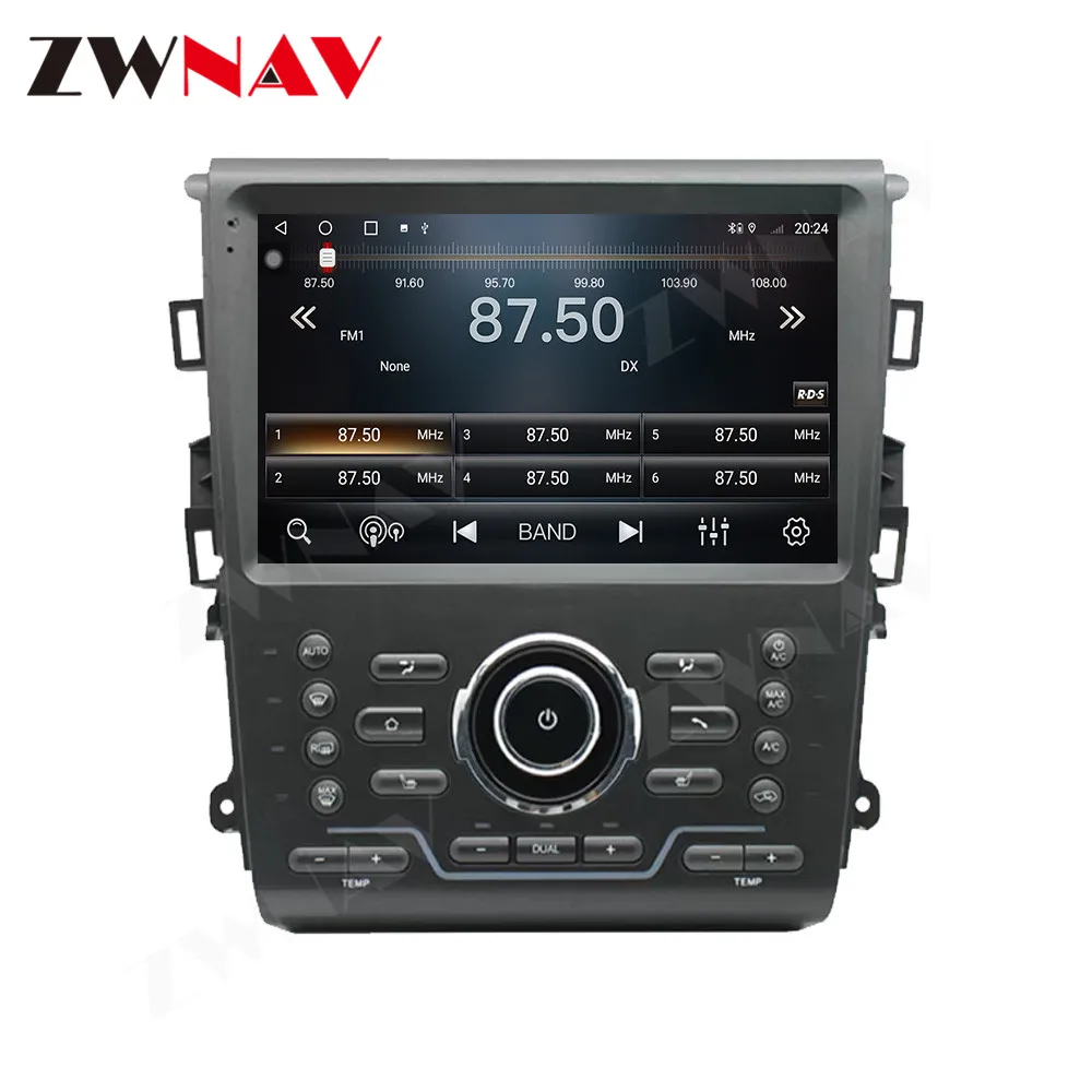 

9-дюймовый сенсорный экран для Ford Mondeo 2013-2018 Android 14 GPS-навигация WIFI 4G BT5.0 Carplay Автомобильный мультимедийный плеер Головное устройство