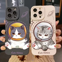 Anime Lovely Cat Silicone Phone Case For Xiaomi Redmi 13 12C Redmi Note 13 12 11 Pro Plus 12S 11S 11 10S Lens Protection Cover