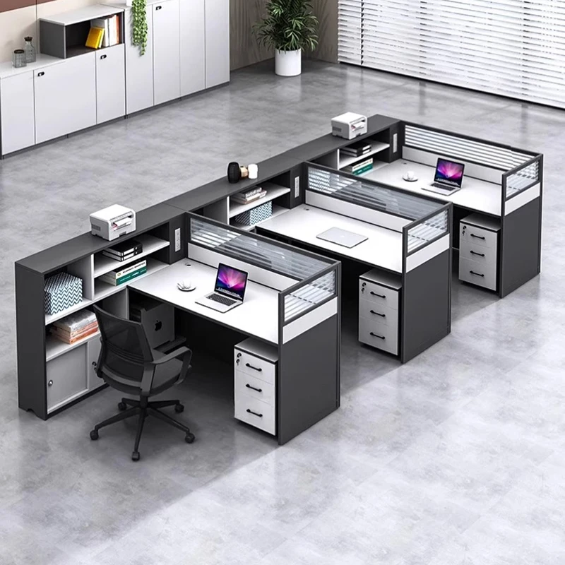 Design Luxury Office Desk Study Modern Computer Gaming Standing Drawer Long Office Desk Display Mesa Ordenador Trendy Furniture