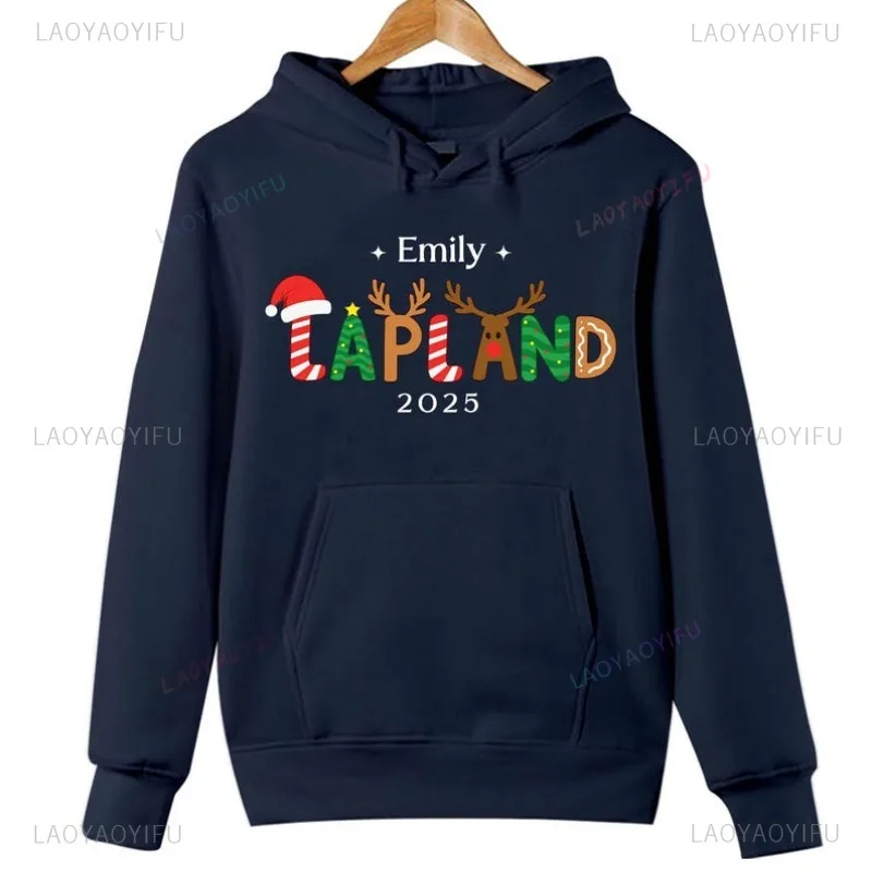 شخصية لابلاند الأسرة عطلة عيد الميلاد هوديي القطب الشمالي سانتا كلوز هدية عيد الميلاد هودي الشباب هوديس محايد معطف بقلنسوة #5