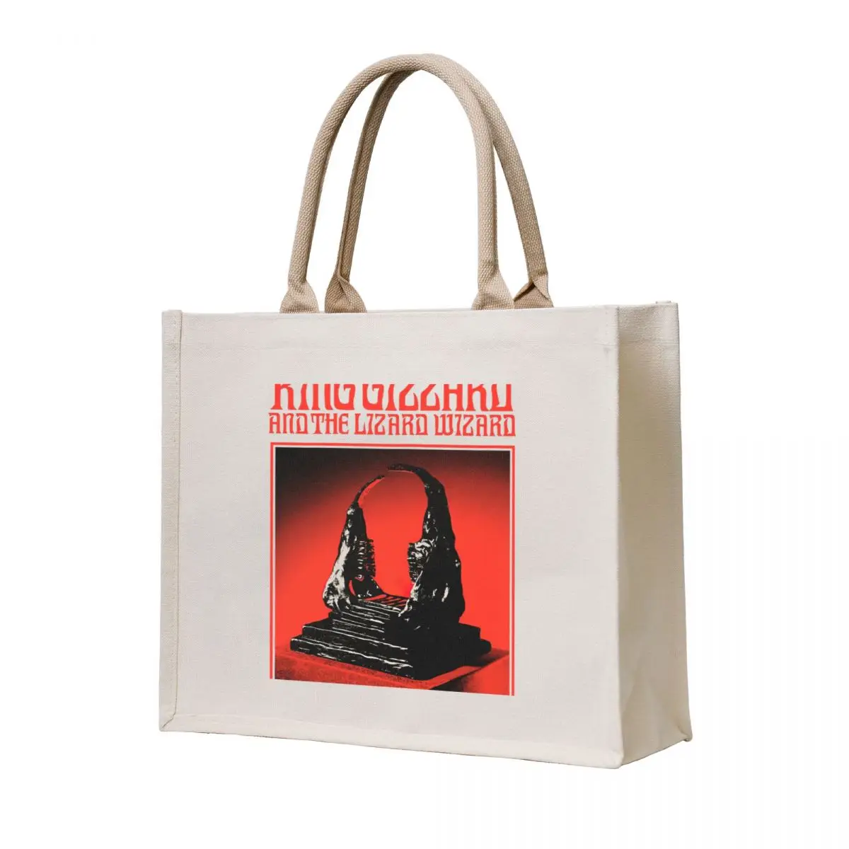 

king gizzard and lizard wizard Tote Bag custom canvas bag shopper bag women canvas Big for beach