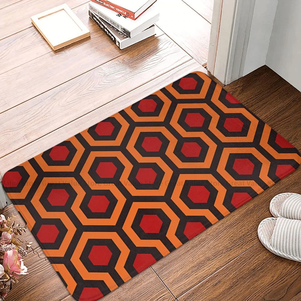 Geometry Pattern Non-slip Doormat Overlook Hotel Bath Bedroom Mat Prayer Carpet Home Modern Decor