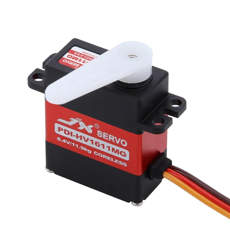 JX サーボ PDI-HV1611MG デジタル サーボ - 16g、11KG トルク、メタルギア、4.8-8.4V、RC カー、クローラー、ロボット用
