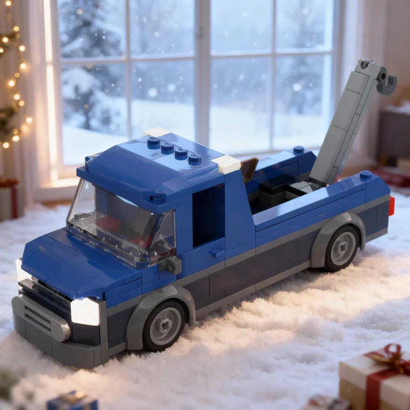 

181pcs MOC City Flatbed Truck Model Building Blocks Construction Assemble Christmas Gift DIY Creative Toy Education Idea Brick