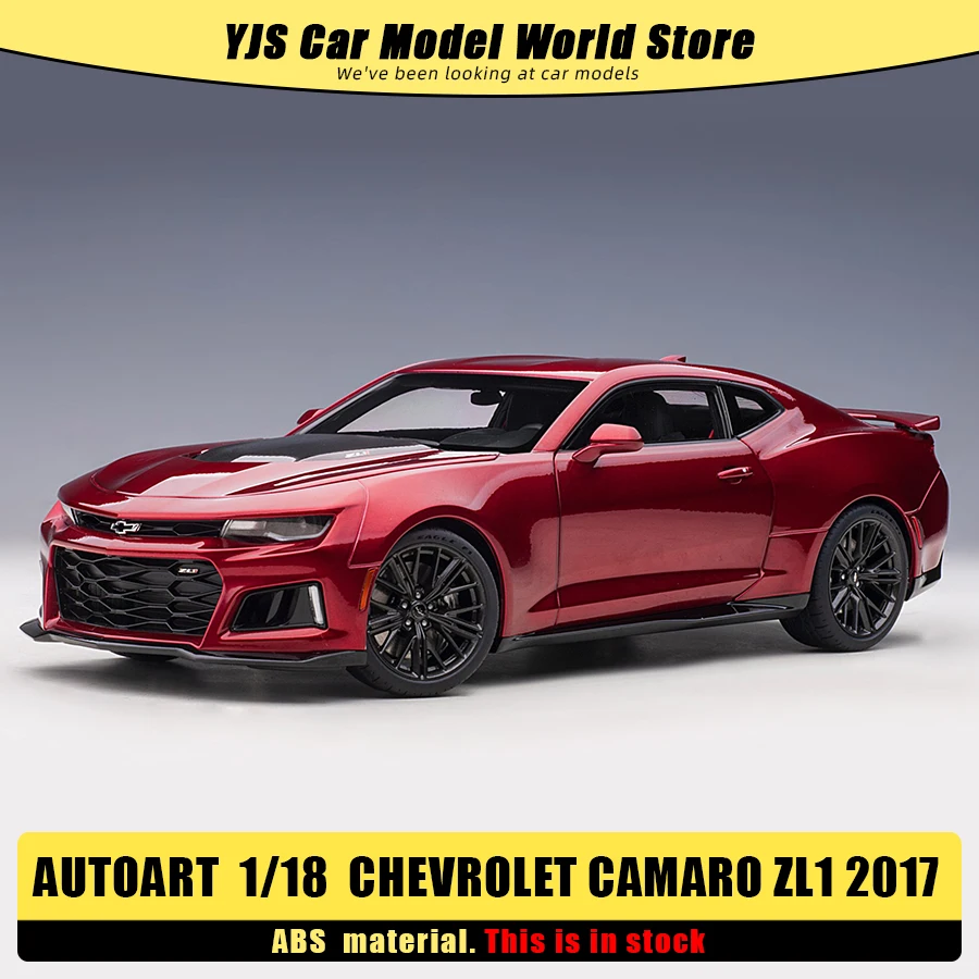 

AUTOART Новая модель в масштабе 1/18, Chevrolet Camaro ZL1 2017, модель спортивного автомобиля, статическая коллекция, праздничный подарок